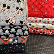Licensed Disney Mickey Tile 690721100715 Cotton Woven Fabric