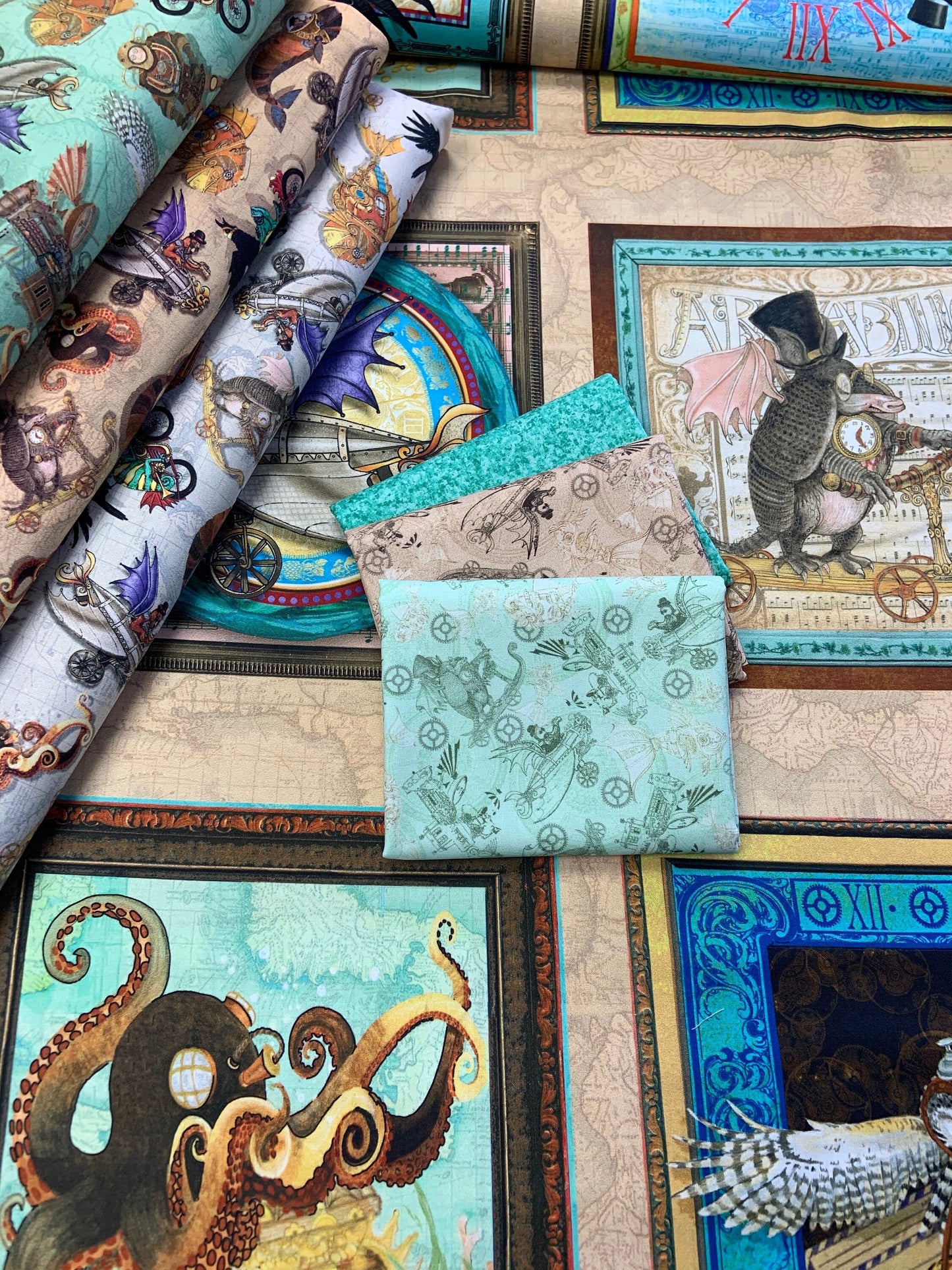 Fantasy & Fiction by Roberta Morales 24" Panel Picture Patches 27550X Cotton Woven Panel