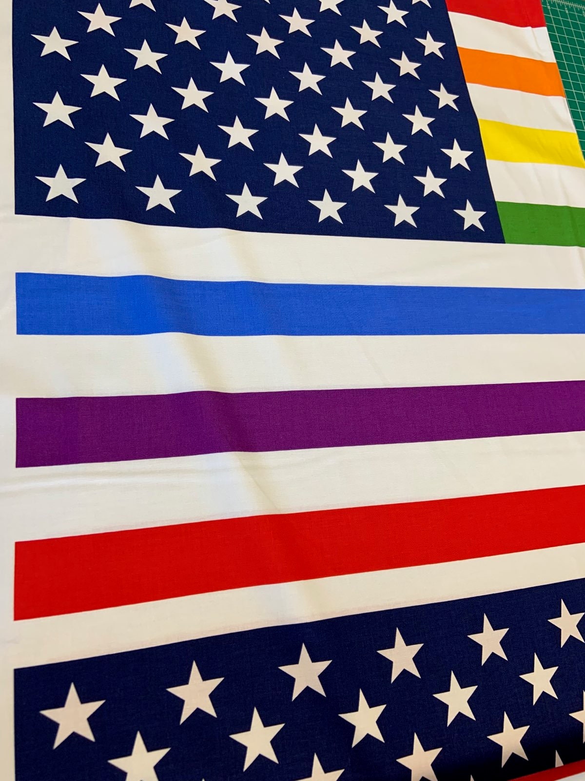 36" Panel Pride Flag pride SRK-19637-263-P435 Cotton Woven
