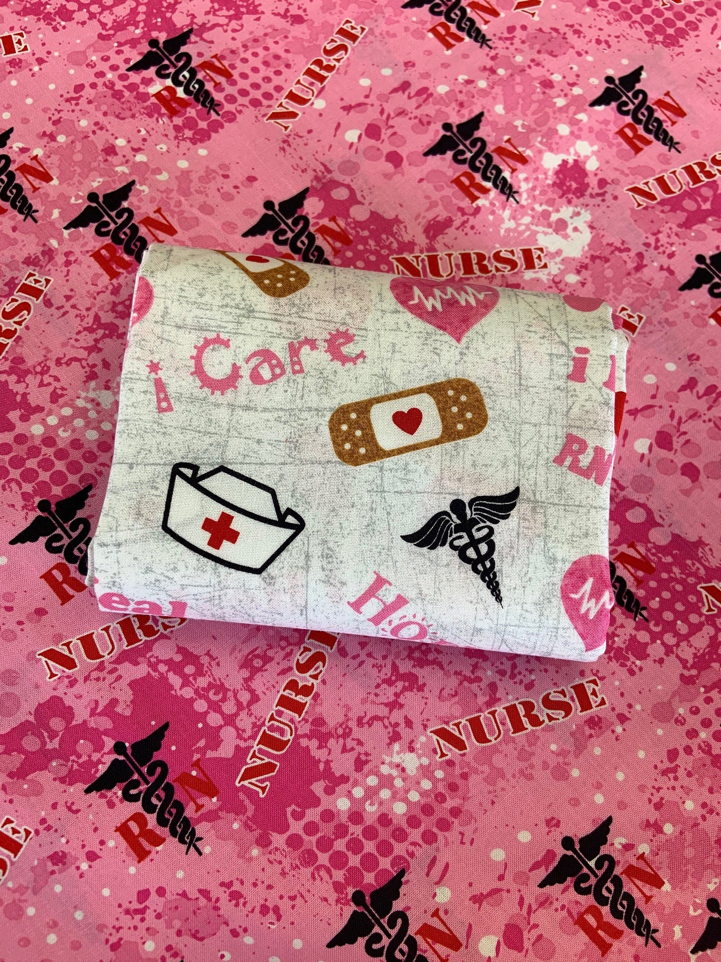 Pink Nurse RN 1180-NURSE Cotton Woven Fabric