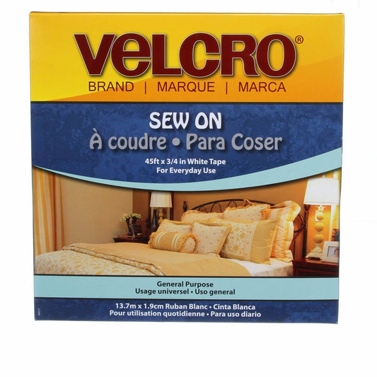 Velcro Brand Fastener Regular Duty Tape White, 3/4 inch wide #90037V Sold by the yard