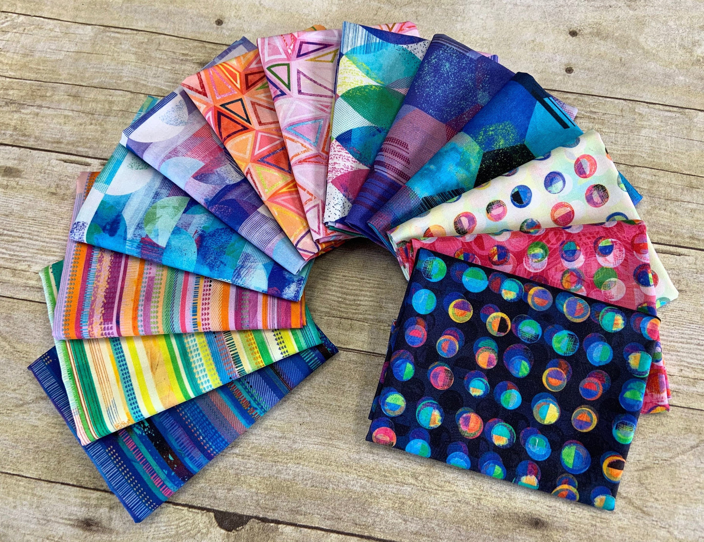 Geometry Three Sixty Sky RJ1504-SK1D Digitally Printed Cotton Woven Fabric