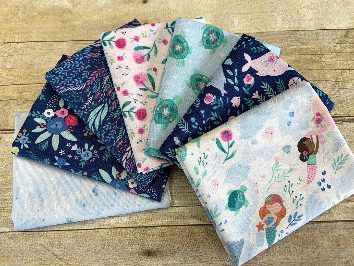 You Me & The Sea Rose of the Sea Cradle ST-1568 Cotton Woven Fabric