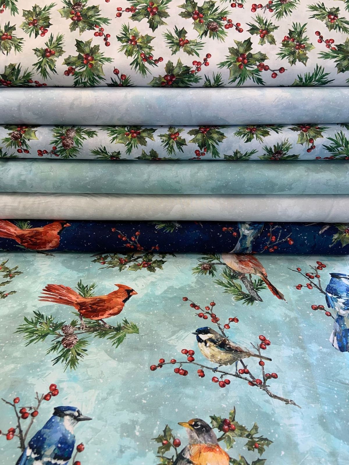 Winter Wonder S4709-531-Papyrus Digitally Printed Cotton Woven Fabric