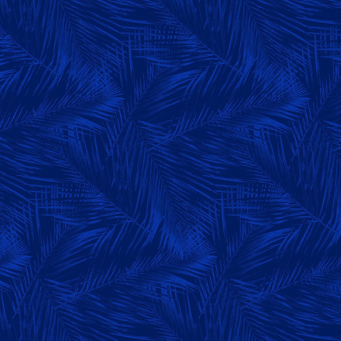 Birds in Paradise by Lisa Sparling Fern Texture Royal 9084-77 Cotton Woven Fabric