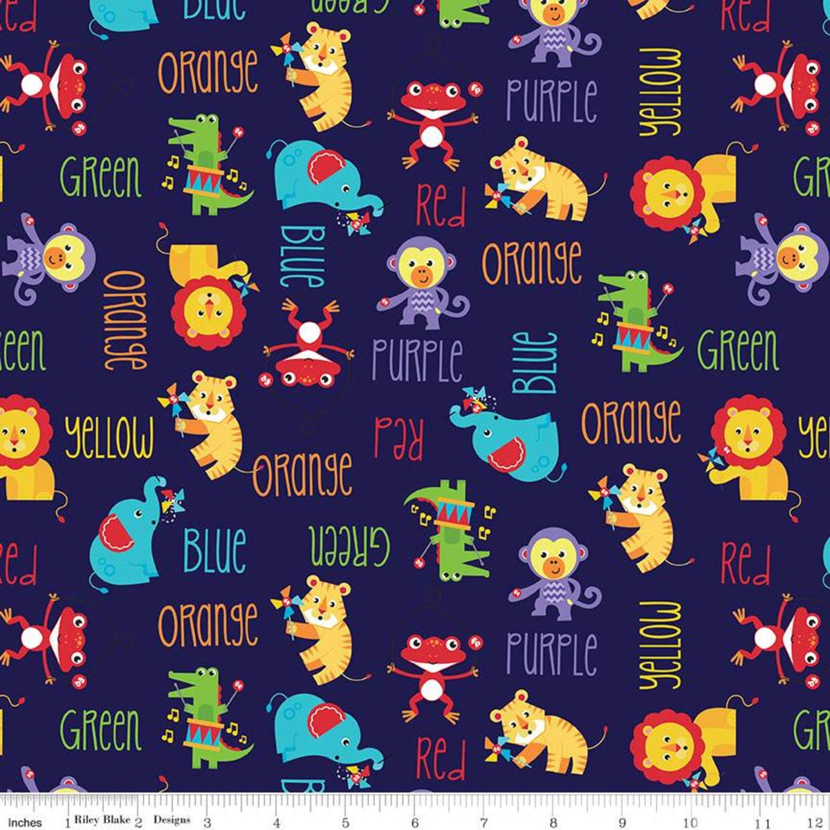 Licensed Fisher Price Main Navy C9760-NAVY Cotton Woven Fabric
