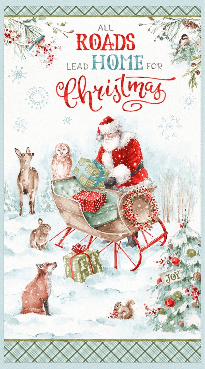 A Magical Christmas by Lisa Audit 24" Panel 86458-143 Cotton Woven