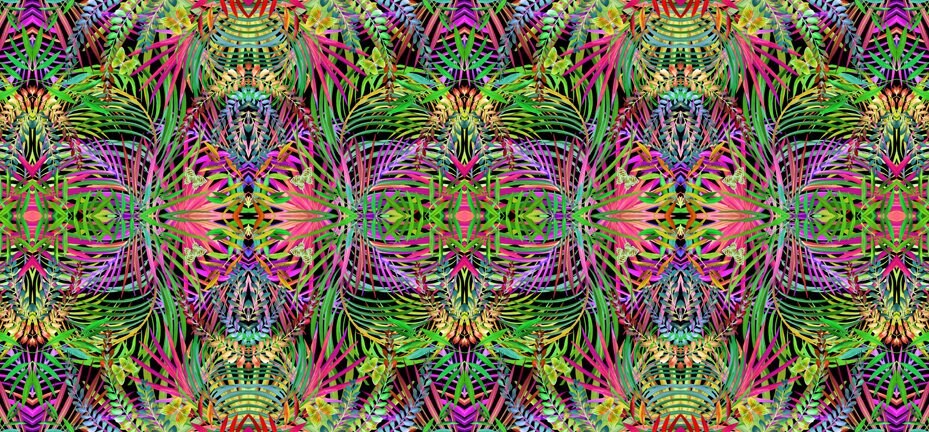 Safari Jungle Multi 2saf-1 Cotton Woven Fabric