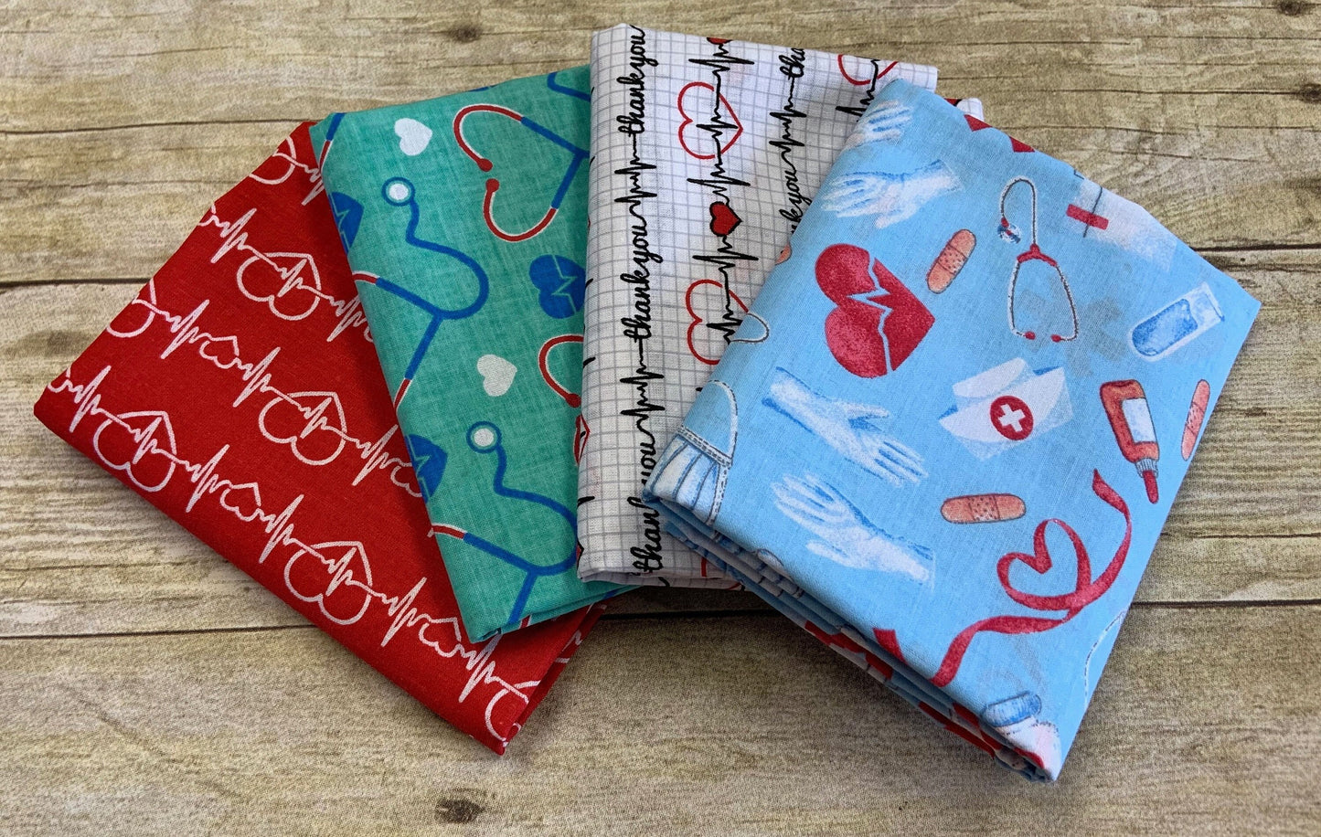 First Responders Tribute 17501-B Nurse Assortment Cotton Woven Fabric