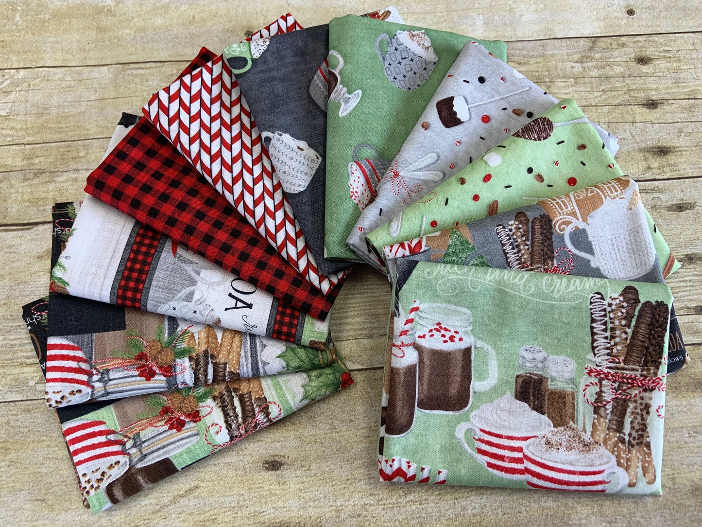 Hot Cocoa Bar by Danielle Leone Large Allover Grey 27597-923 Cotton Woven Fabric