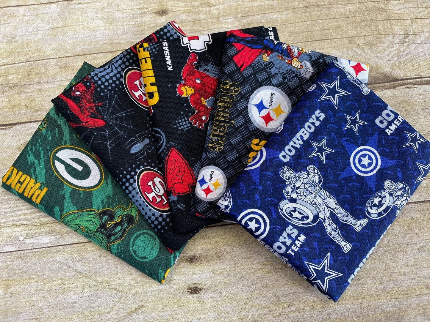 Licensed NFL Marvel Mash Up 70396-D Packers/Hulk Cotton Woven Fabric