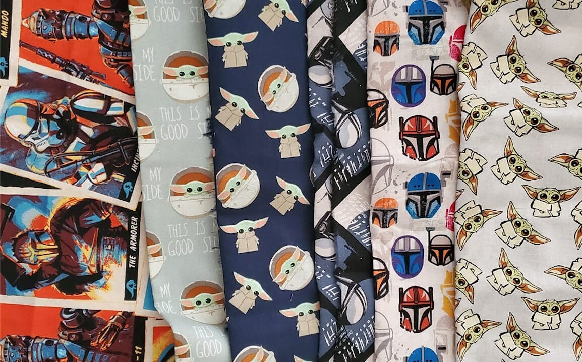 Licensed Star Wars The Mandalorian Trading Cards 73800219JAS Cotton Woven Fabric