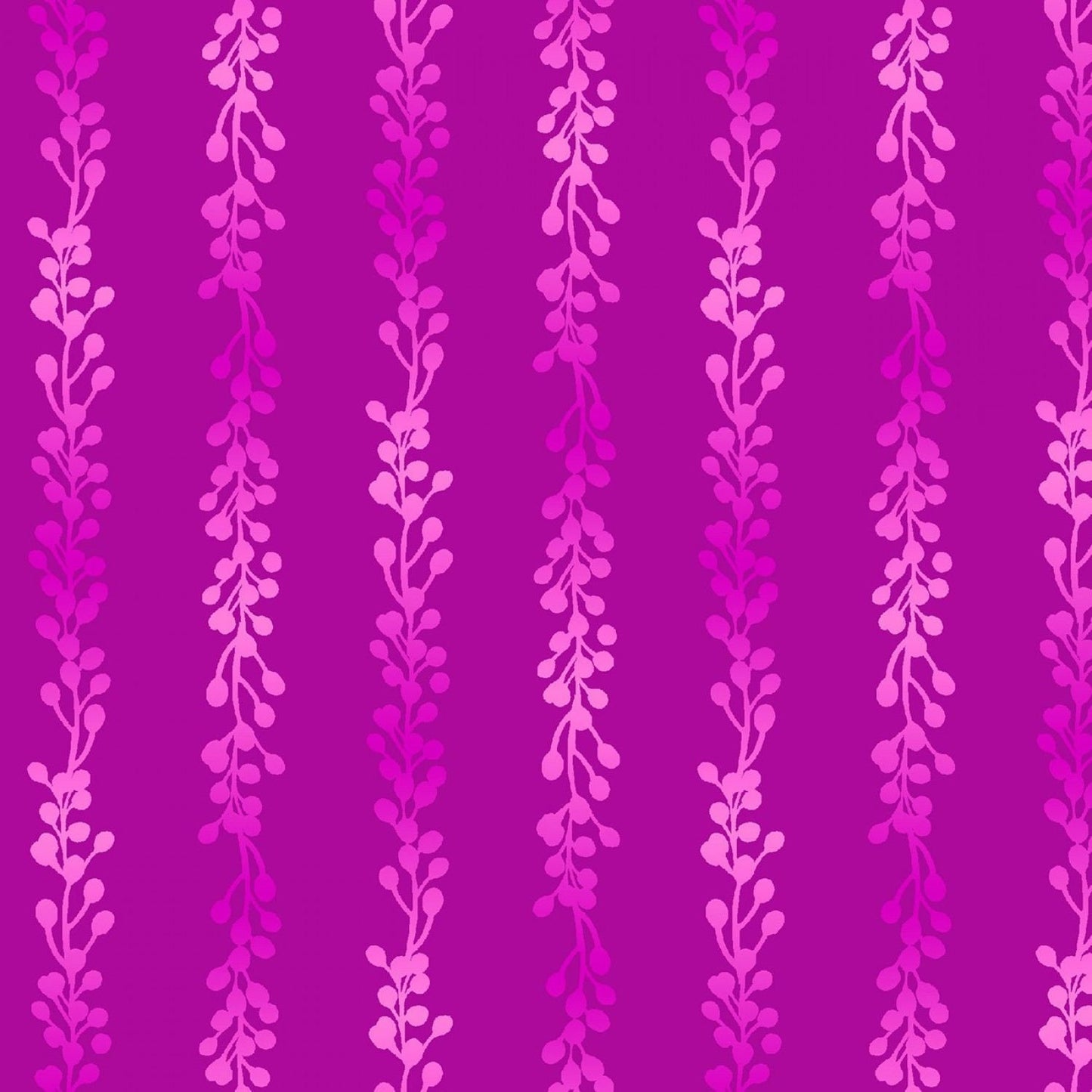 Tropical Gardens by Katya Rozz Stem Buds Fuchsia TROG4304-F Cotton Woven Fabric