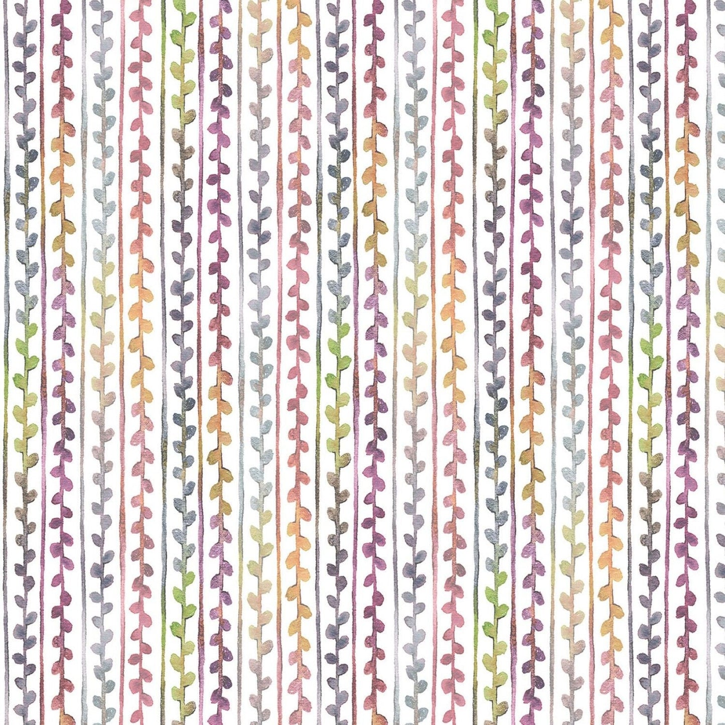 Little Darlings Woodland by Sillier Than Sally Small Stripe LIDW4345-MU Cotton Woven Fabric