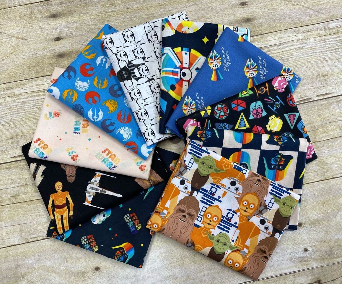 Licensed Star Wars Character Toss 73011106-2 Cotton Woven Fabric