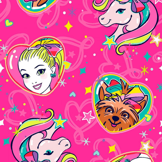 Licensed JoJo Friends are Magic 73321A620715 Cotton Woven Fabric