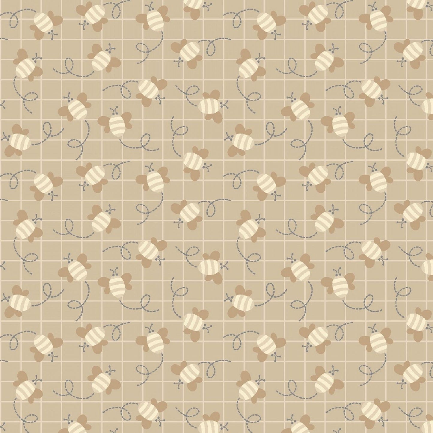 Little Critters by Robin Roderick Bee Neutral LITC4295-NE Cotton Woven Fabric