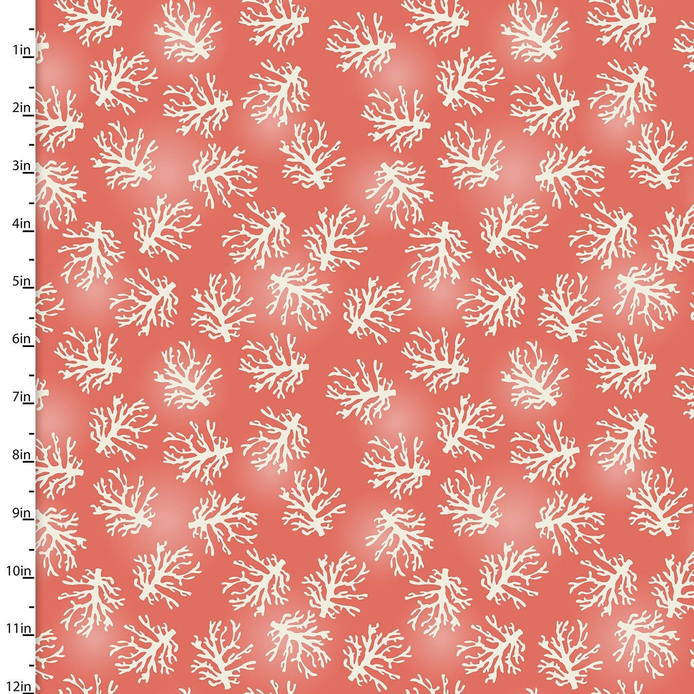 Beach Travel by Beth Albert Coral 17339-CRL Cotton Woven Fabric