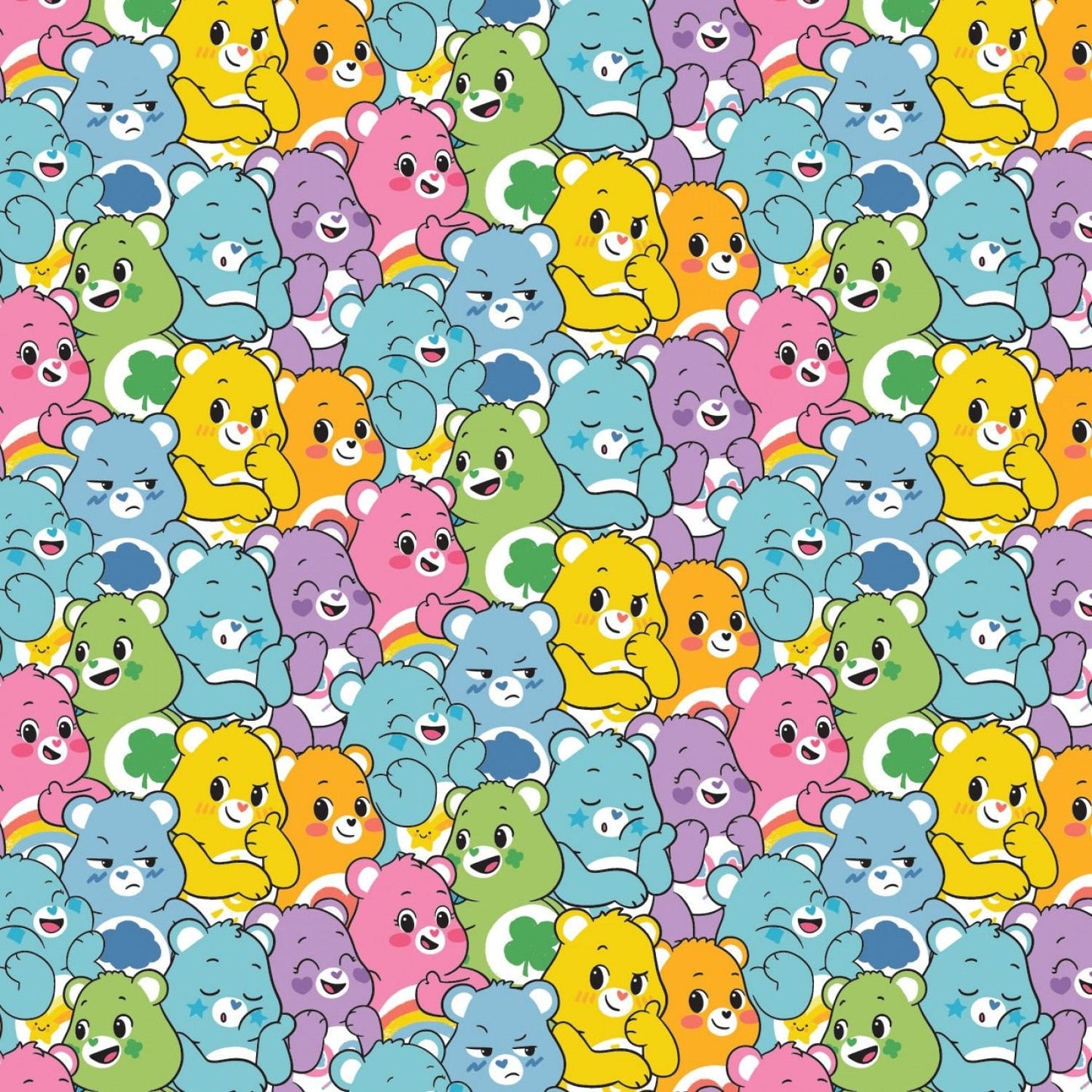 Licensed Care Bears Believe Believers 44010601-1 Cotton Woven Fabric
