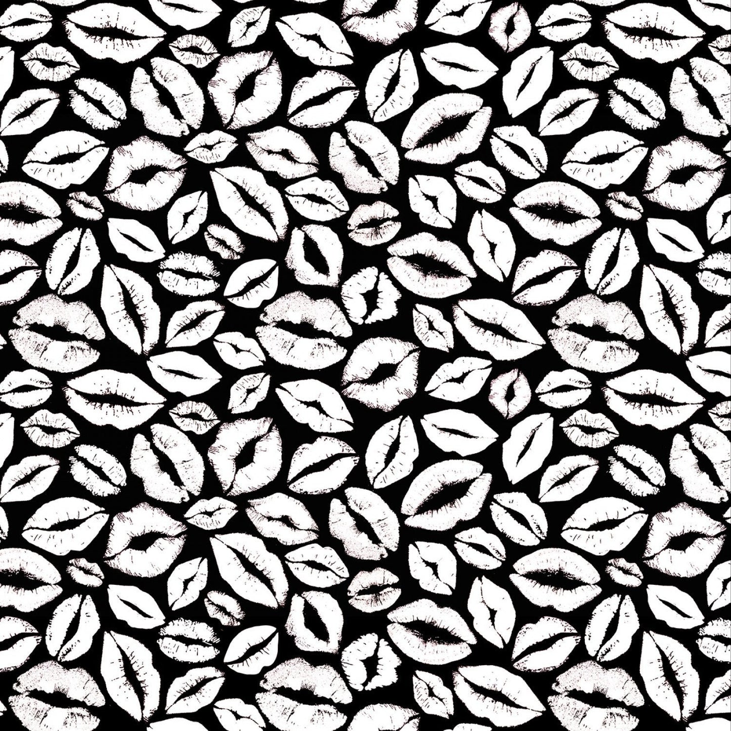 Lips And Kisses Glow CG8536-GLOW Cotton Woven Fabric