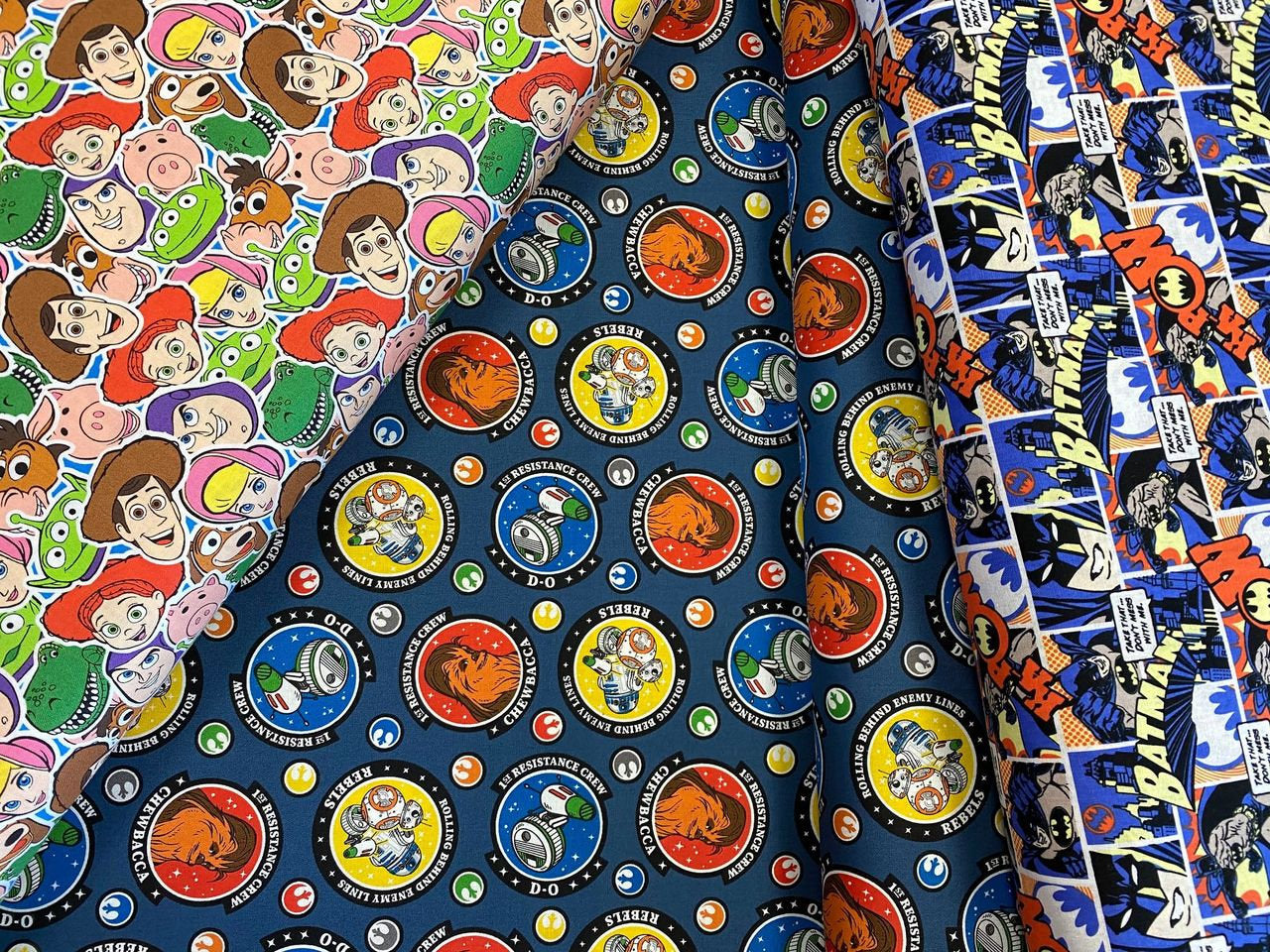 Licensed Star Wars 1st Resistance Crew Denim 73090201-3 Cotton Woven Fabric