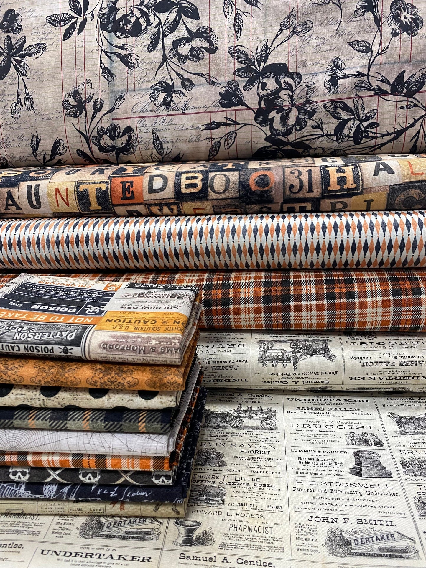 Regions Beyond by Tim Holtz Eclectic Elements Masquerade PWTH154.MULTI Cotton Woven Fabric