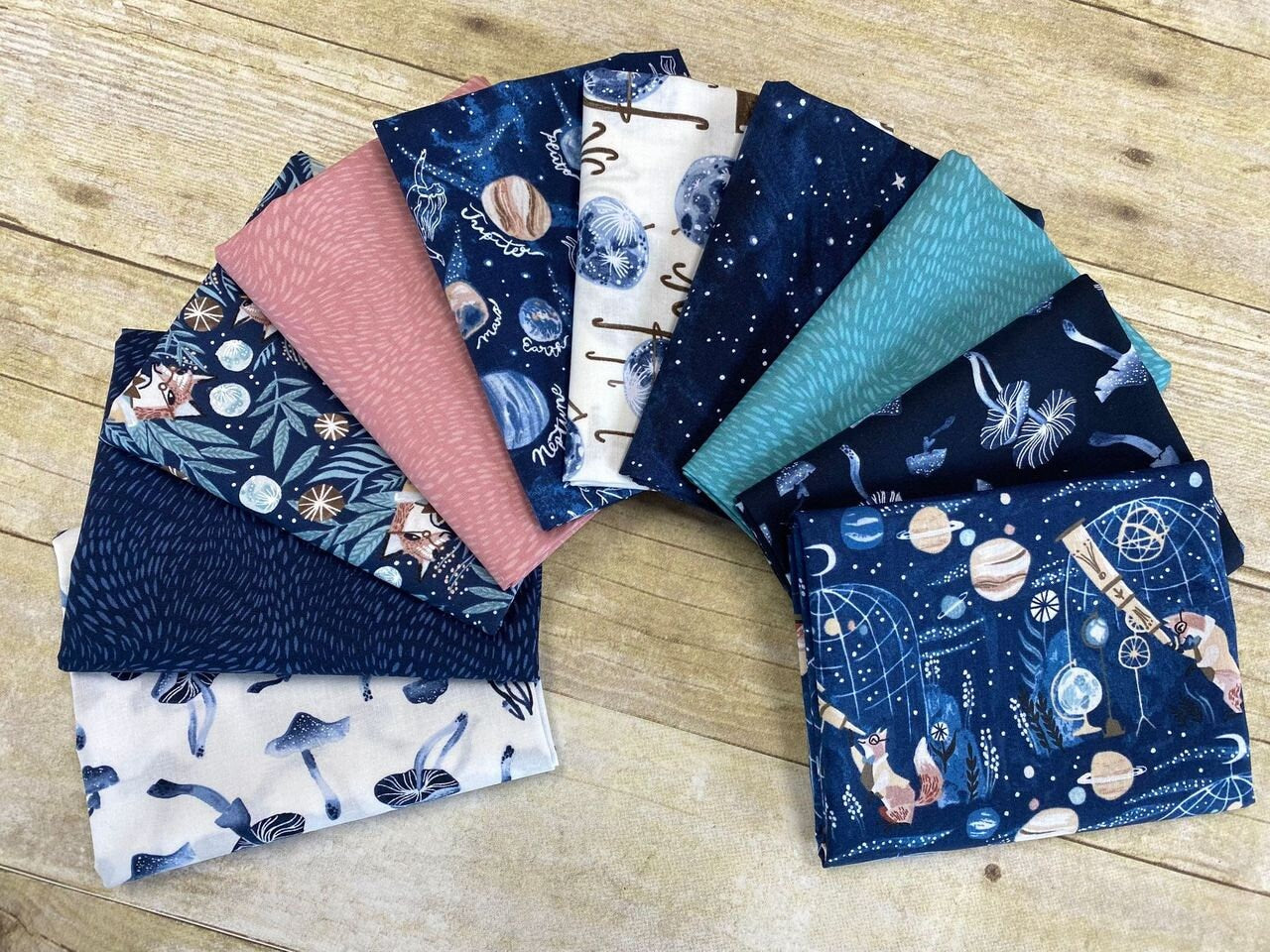 Starstuff by Rae Ritchie Foxy STELLA-SRR1855-MULTI Cotton Woven Fabric