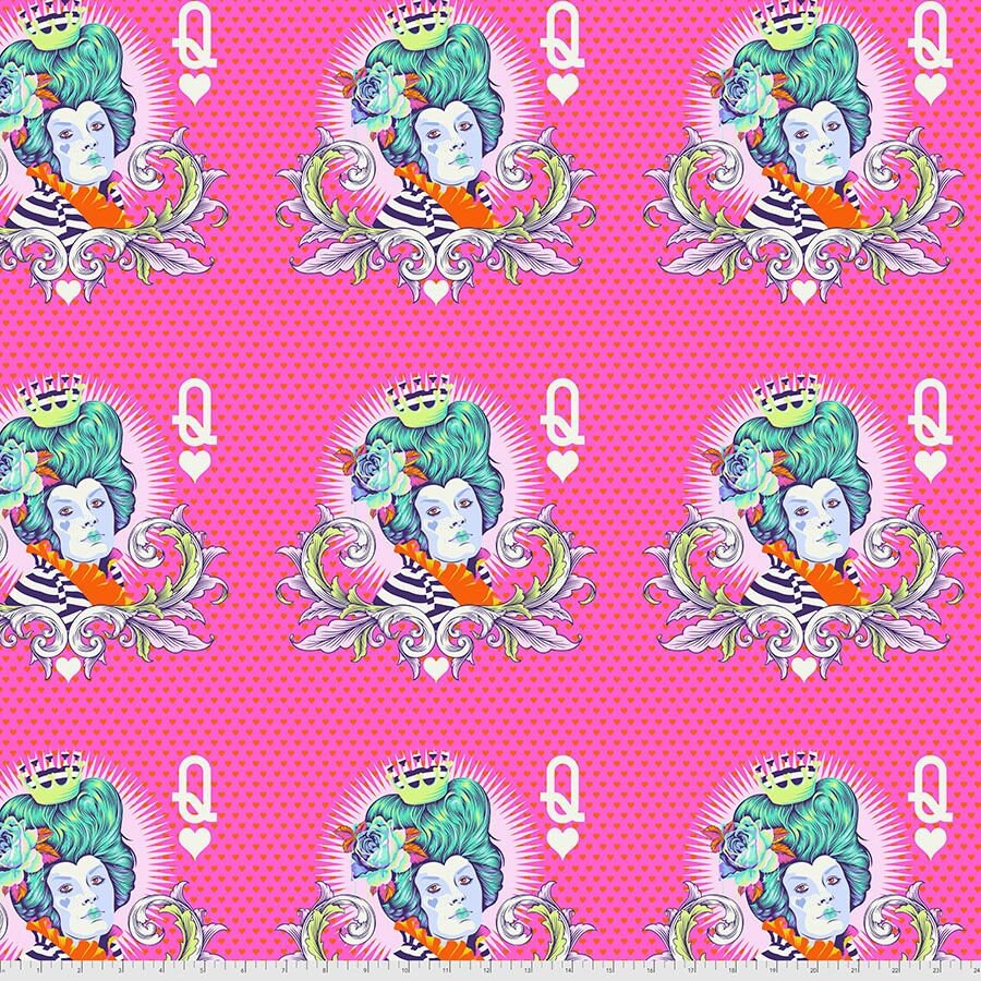 Tula Pink Curiouser & Curiouser 26" Panel (3 Rows as shown) The Red Queen Daydream PWTP160.DAYDREAM Cotton Woven Fabric