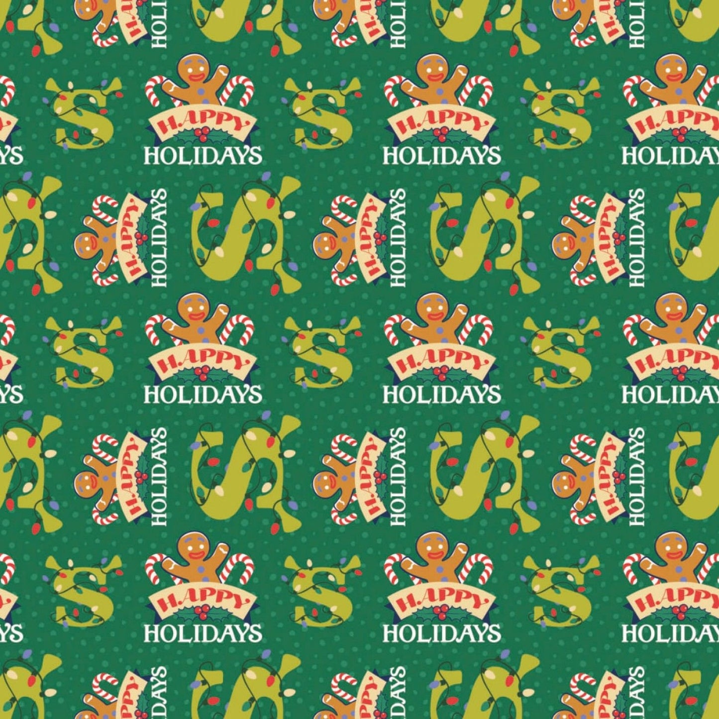 Character Winter Holiday 2 Licensed Shrek Dear Santa 96830103-1 Cotton Woven Fabric