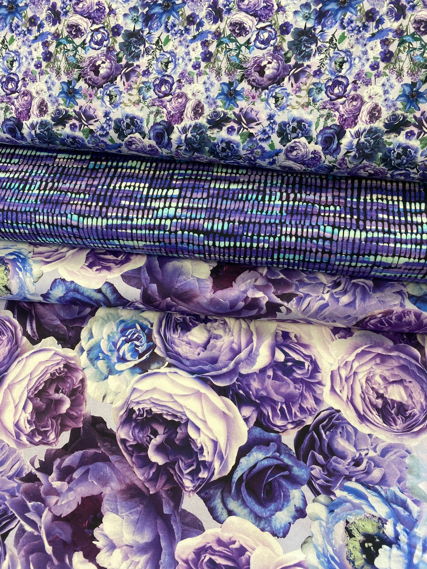 Floral Dreams Dream Geo Purple GEO-CD8881-PURPLE Cotton Woven Fabric