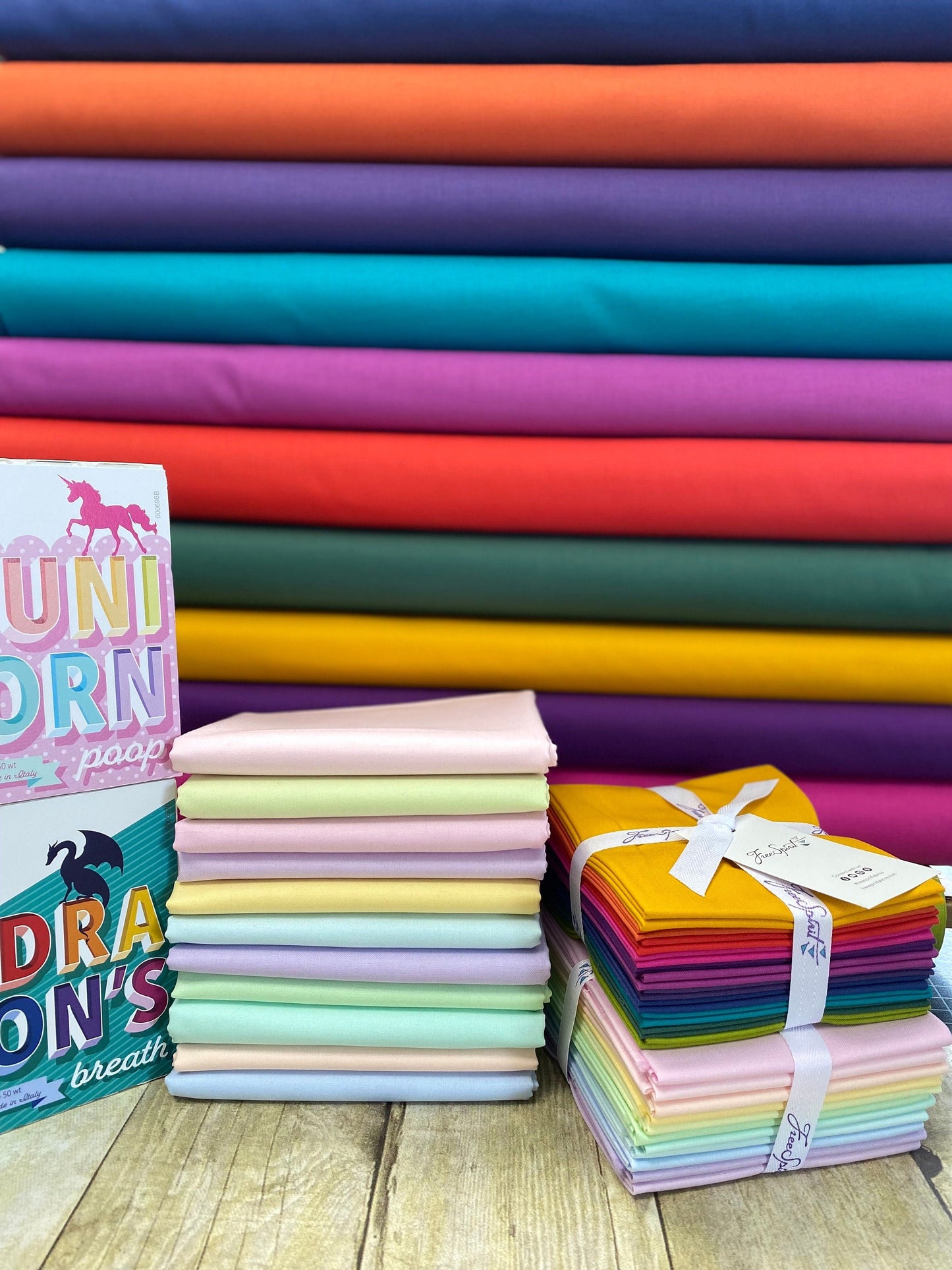 Tula Pink Mythical Solids 5" Squares Bundle of 42 Mythical FB6CPTP.MYTHICAL Cotton Woven