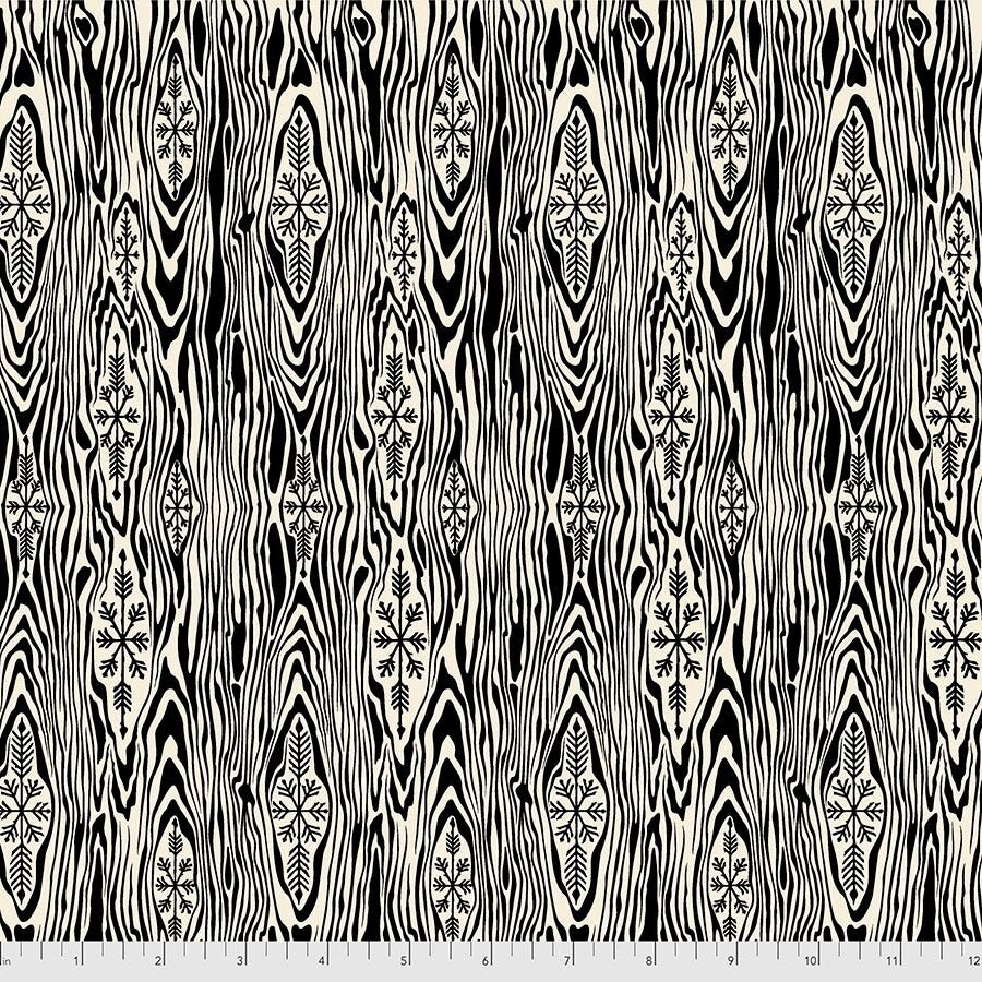 Tula Pink Holiday Homies Yule Log Ink (HTF/OOP) FNTP006.INK 100% Cotton Flannel Fabric