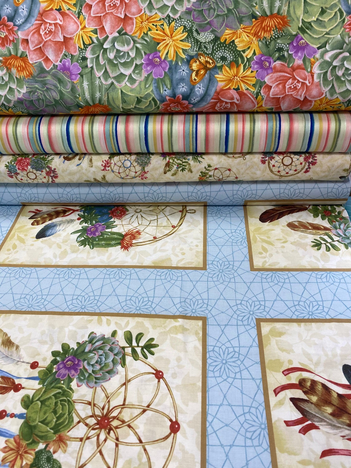 Dream Catcher by Jane Alison Tossed Dreamcatchers 9742-46 Cotton Woven Fabric