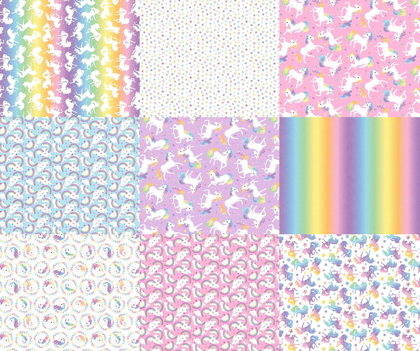 Itsy Bitsy Project Panel by Deborah Edwards 36" Panel Unicorn Magic DP24259-1 Cotton Woven Panel