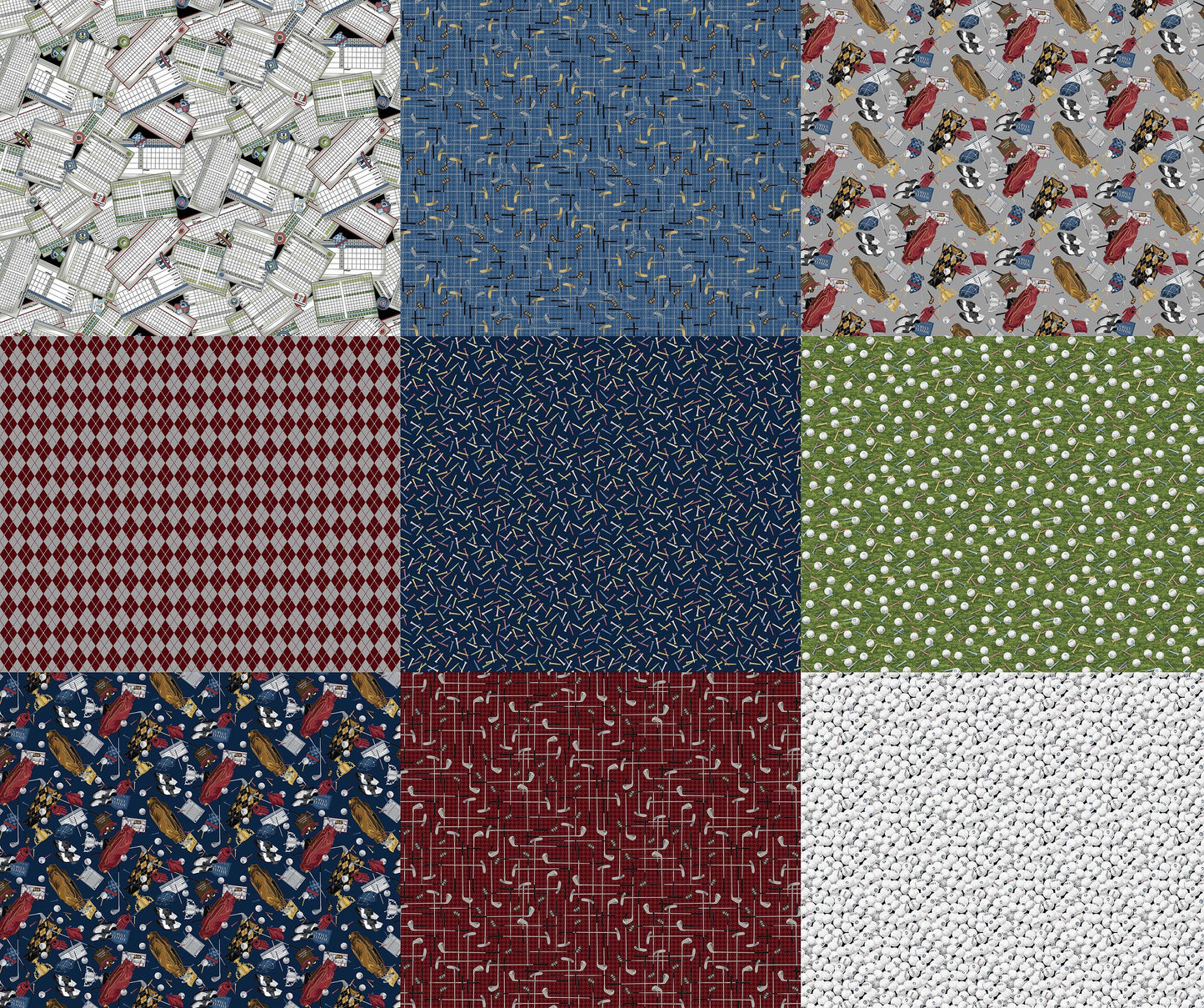 Itsy Bitsy Project Panel by Deborah Edwards 36" Panel On The Green DP24258 1 Cotton Woven Panel