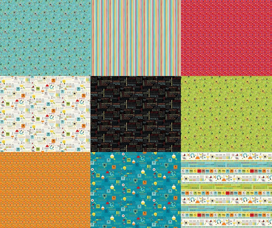 Itsy Bitsy Project Panel by Deborah Edwards 36" Panel Little Genius DP24262-1 Cotton Woven Panel