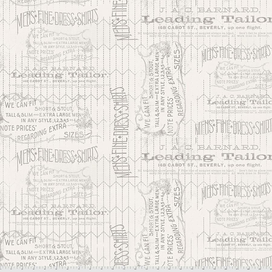 Monochrome by Tim Holtz Tailored Linen PWTH066.LINEN Cotton Woven Fabric