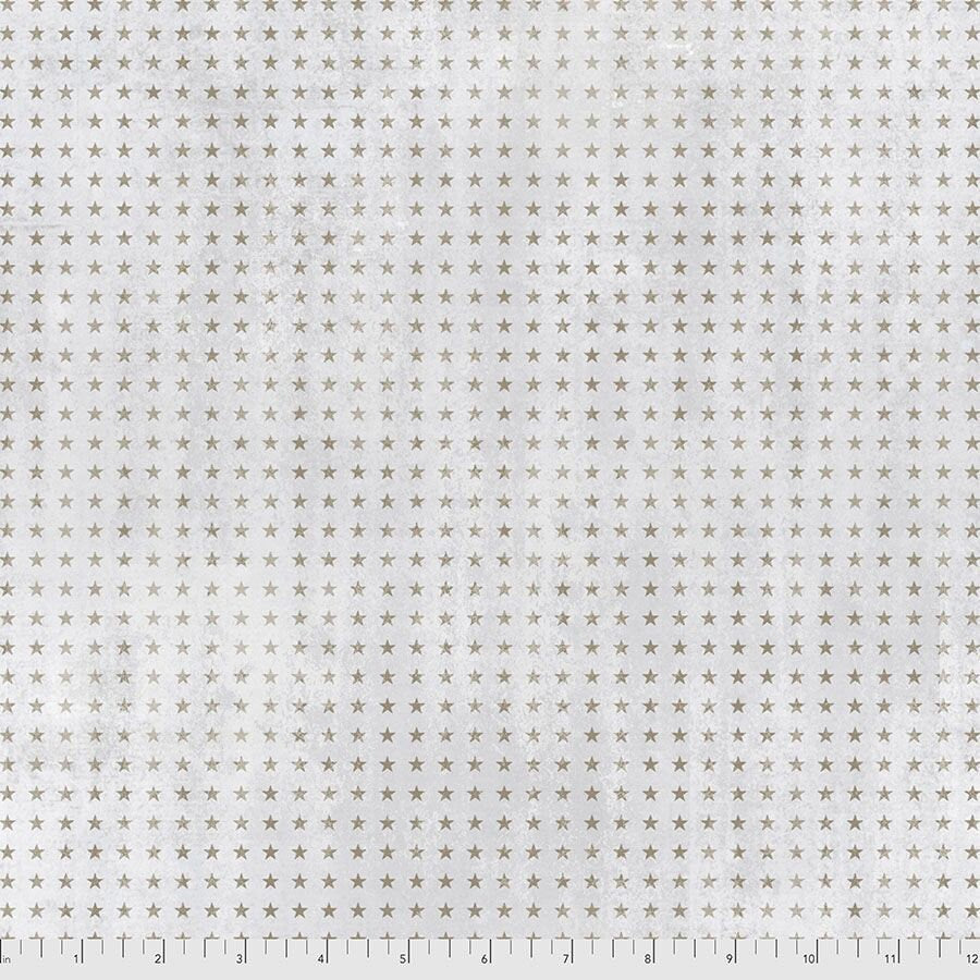 Monochrome by Tim Holtz Tiny Stars Linen PWTH051.LINEN Cotton Woven Fabric