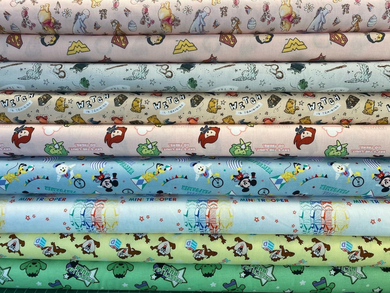 Licensed Character Nursery Looney Tunes Taz Little Terror Yellow 23600176-04 Cotton Woven Fabric