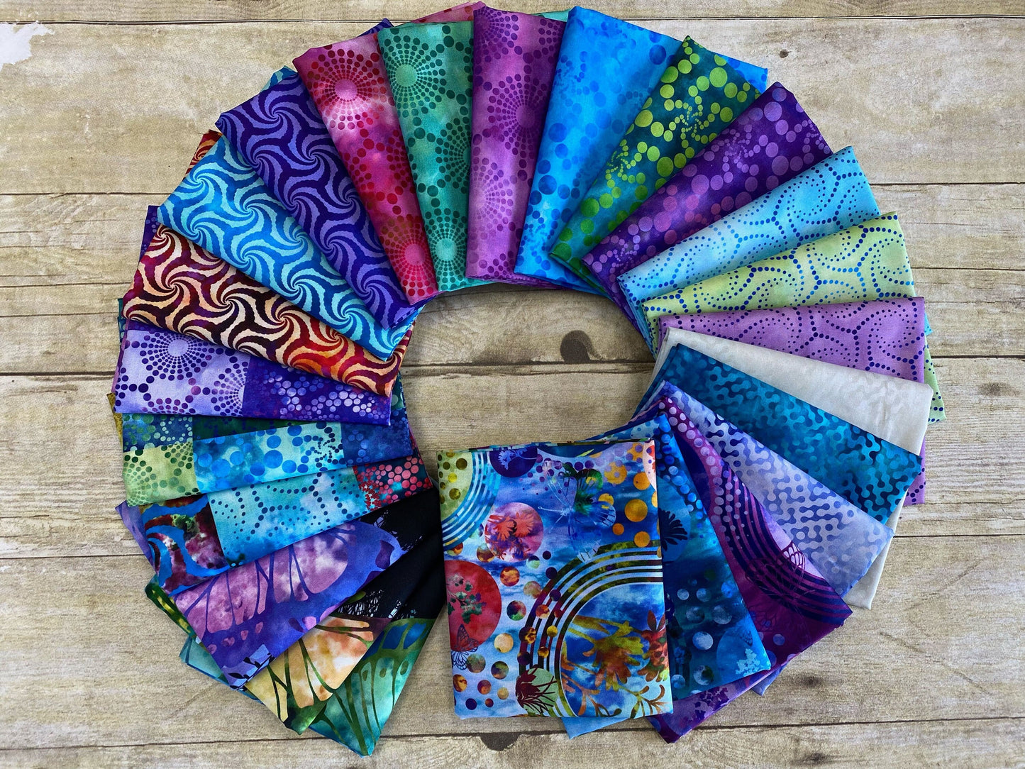 Elysian by Jason Yenter Border Purple 1jyn-3 Cotton Woven Fabric