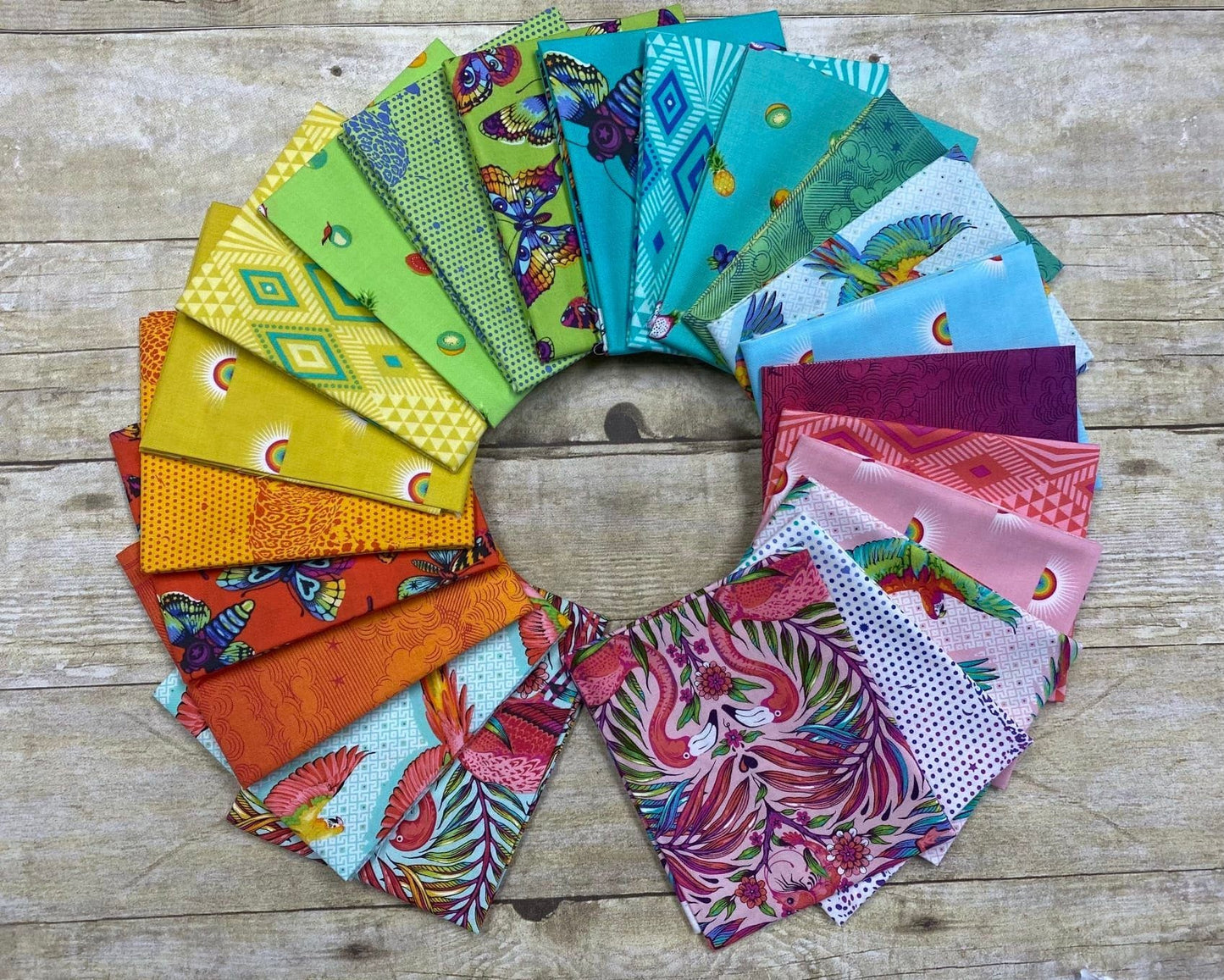 Tula Pink Daydreamer Pretty in Pink Mango PWTP169.MANGO Cotton Woven Fabric