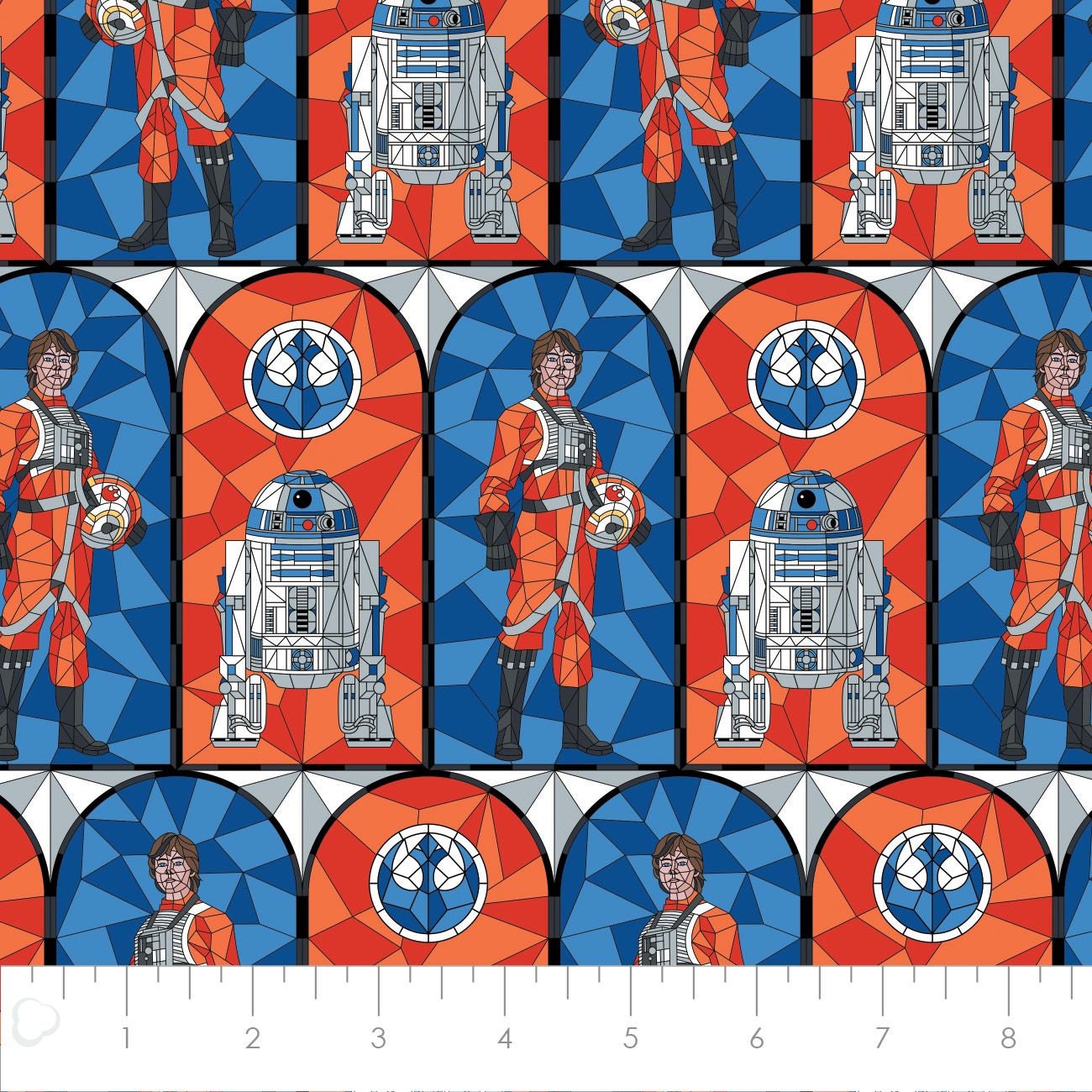Stained glass Star Wars: the Han and Leia Star Wars Essential Cotton a –  Violet Pursuit