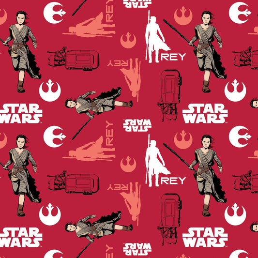Star Wars, The Force Awakens Ruby 7360104 -03 Cotton Woven Fabric