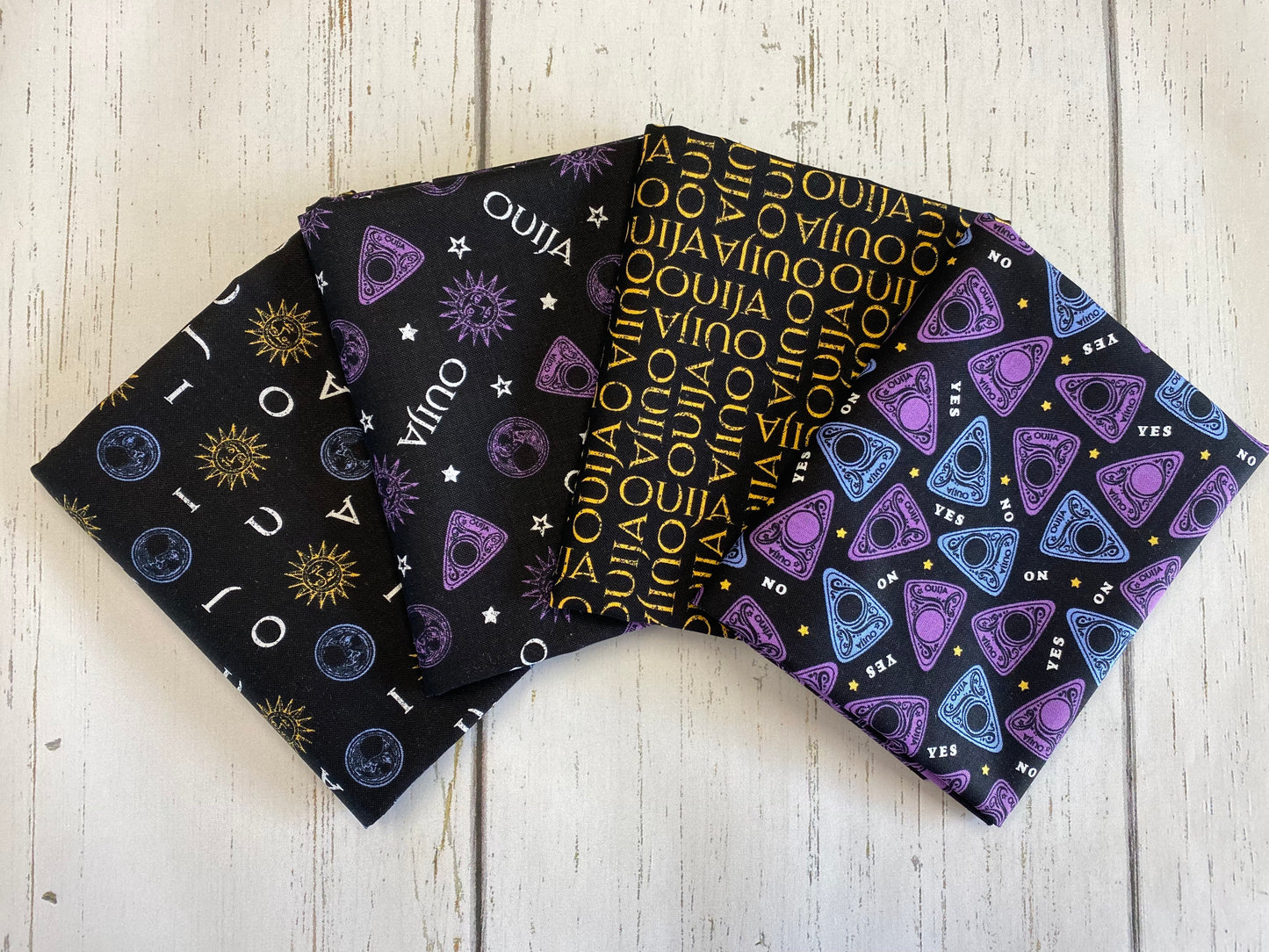 Licensed Oujia Oujia Editorial Black 95090108-01 Cotton Woven Fabric