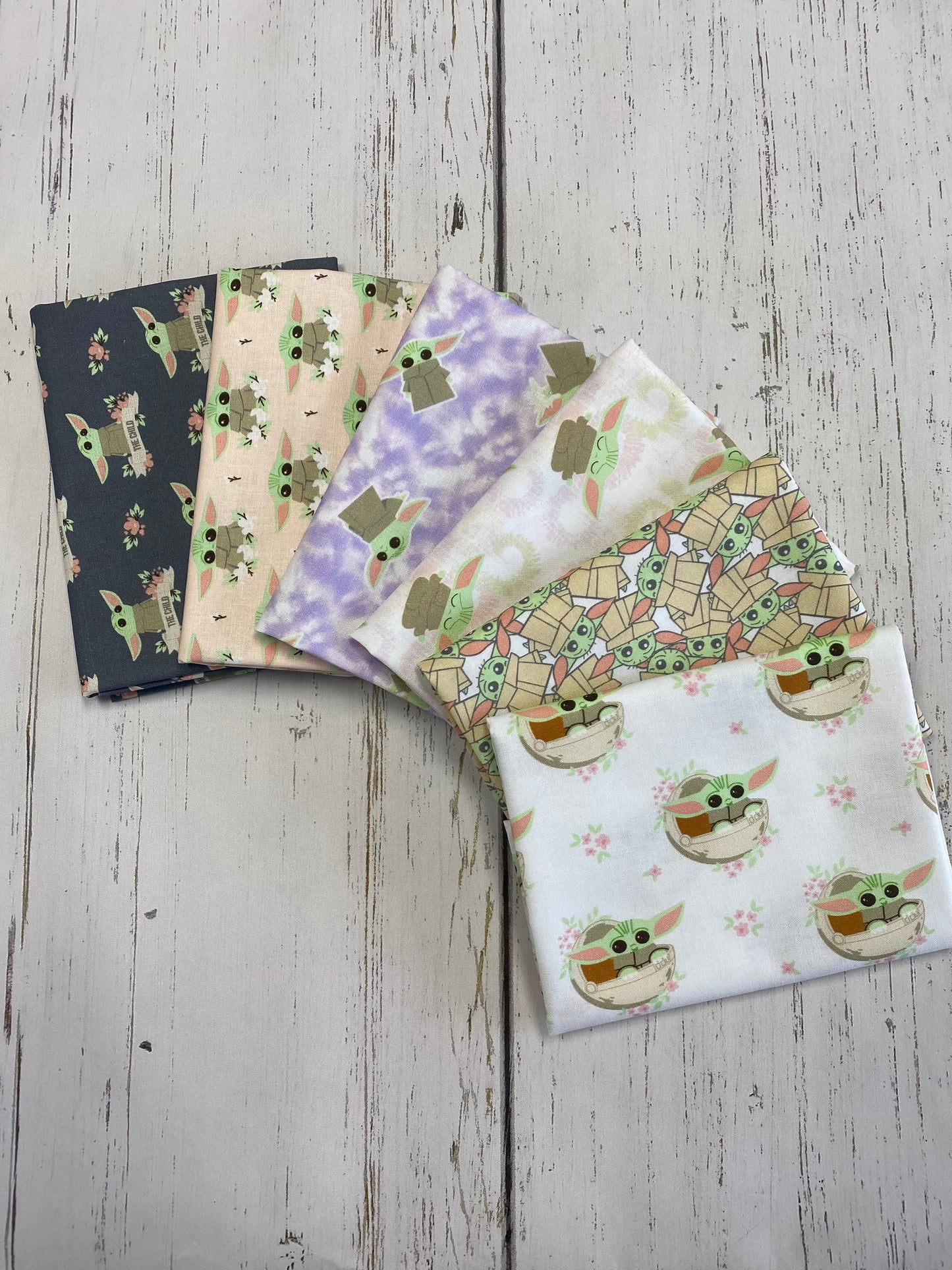 Licensed Star Wars The Mandalorian III Floral Banner Charcoal 73800299-01 Cotton Woven Fabric