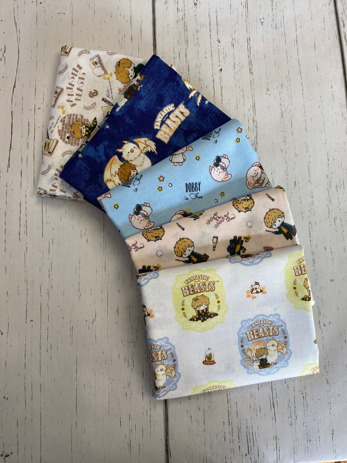 Licensed Wizarding World Baby Newt Toss Tan 23900134-2 Cotton Woven Fabric