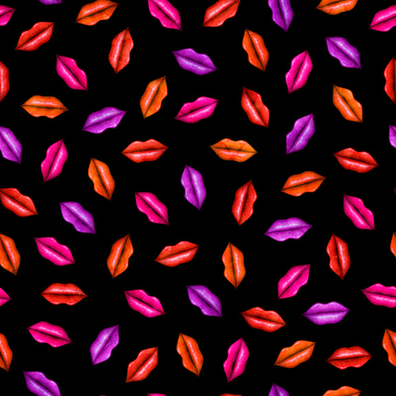 All Dolled Up by Dan Morris Lip Toss    28977J Cotton Woven Fabric