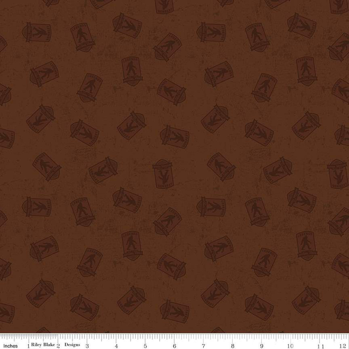 Licensed Legends of National Parks Logo Toss Brown C13283-BROWN Cotton Woven Fabric