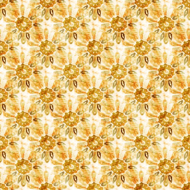 Flower Child Medallion Floral 29450S Cotton Woven Fabric