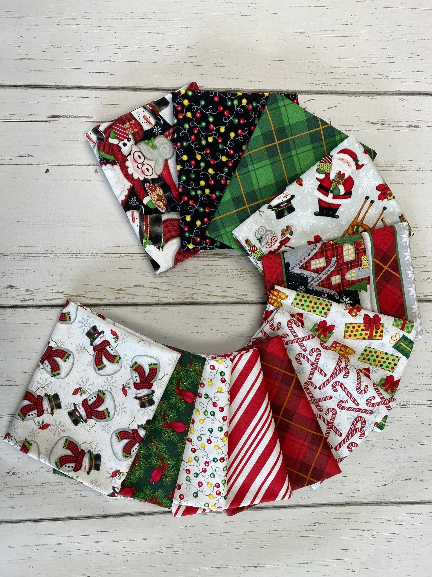 Merry Town by Sharla Fults Packed Characters 6361-89 Cotton Woven Fabric